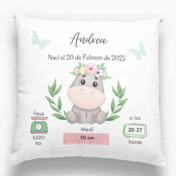 Cojín personalizado bebé