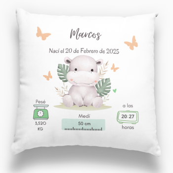 Cojín personalizado bebé